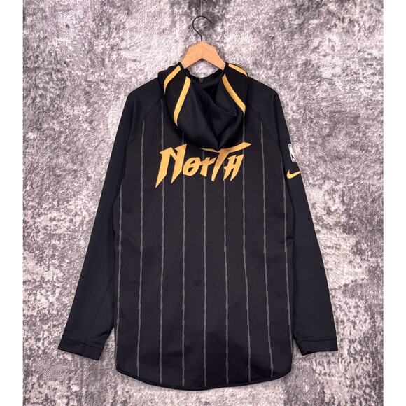Nike Jacket Large Mens Toronto Raptors Earned Edition Showtime Full Zip Hoodie - Picture 3 of 8